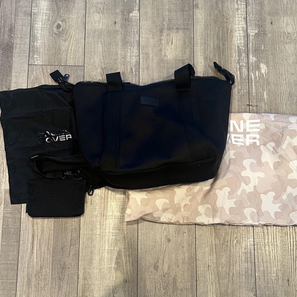 Dagne Dover Black Tote Bag